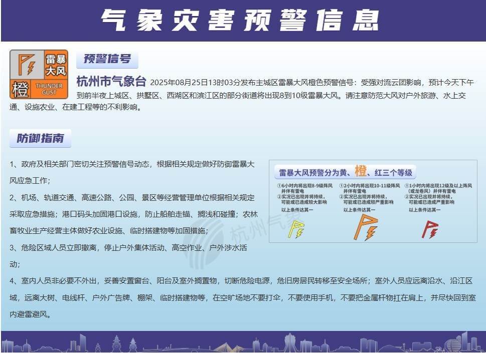 浙江连发71条暴雨雷电冰雹预警.jpg