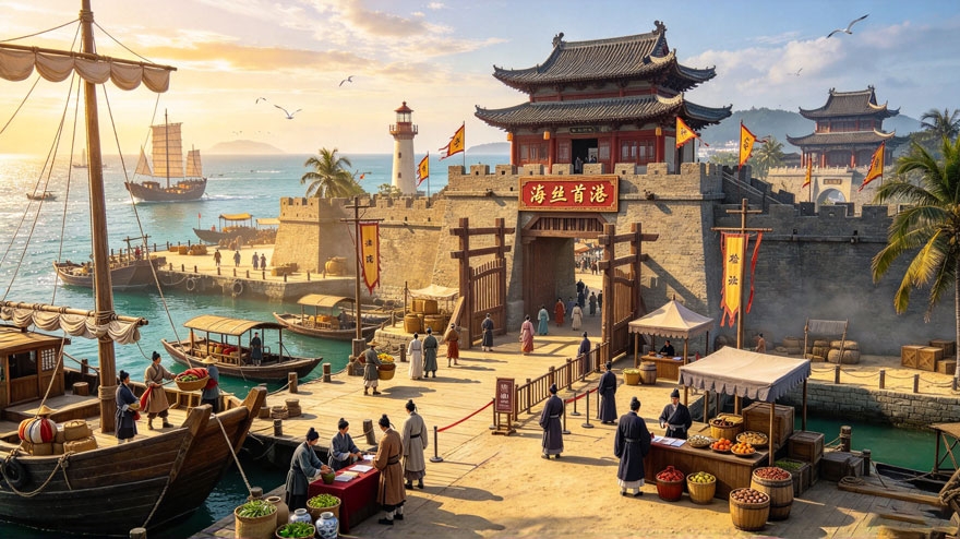 北海海丝首港